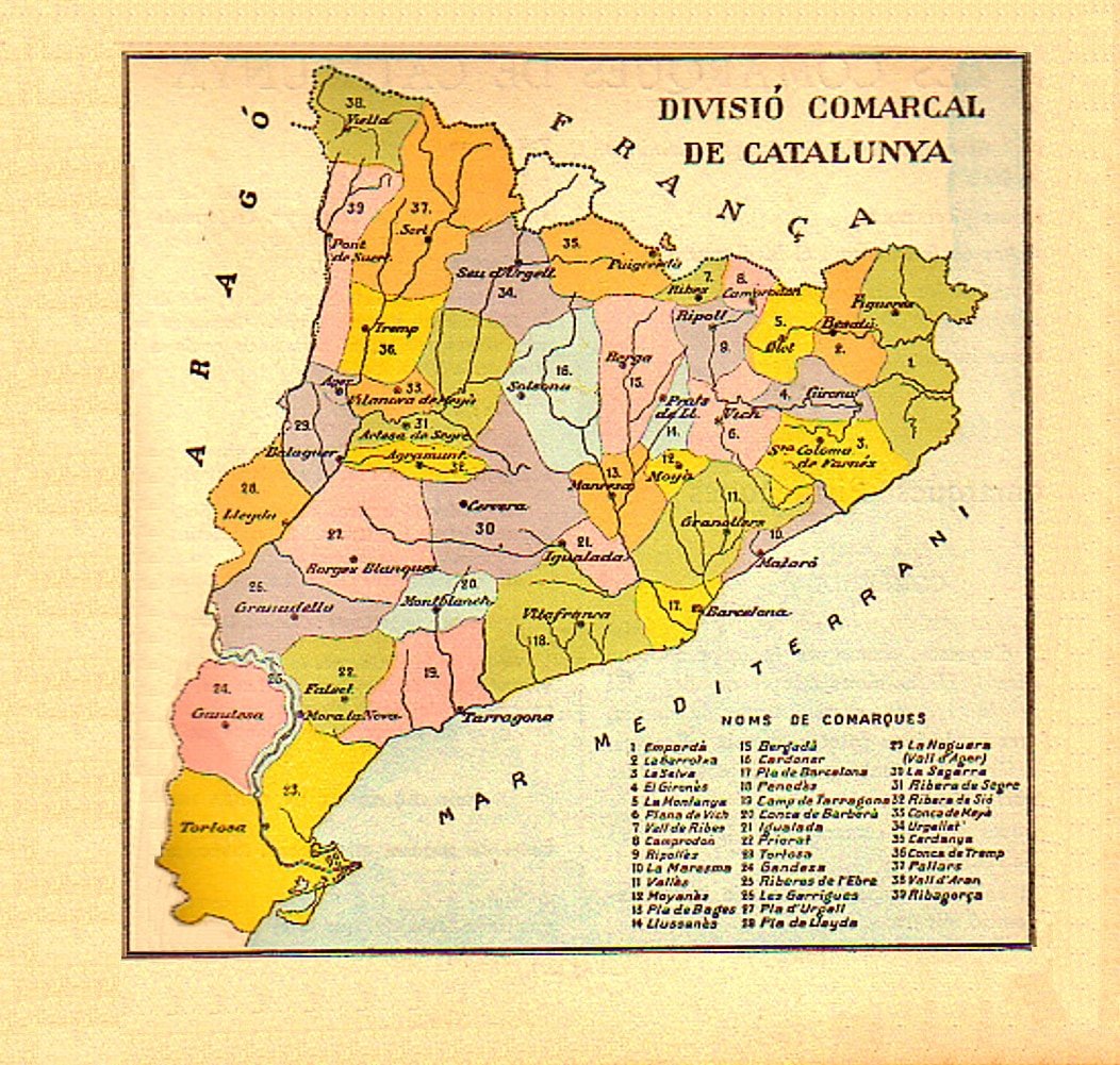 Projecte distribució comarcal 1922