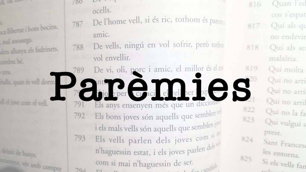 Parèmies I