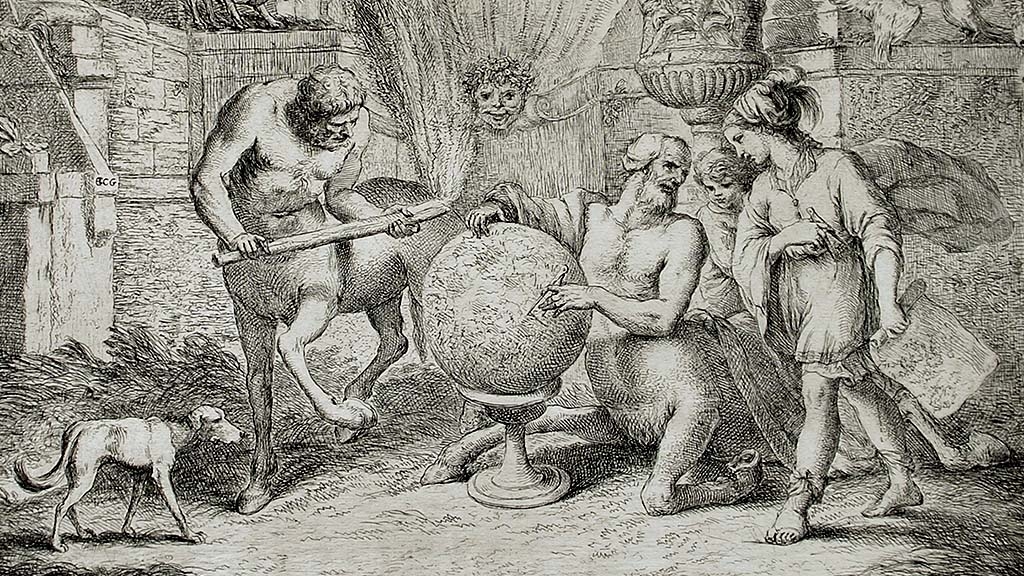 Els preceptes de Quiró. Mitologia