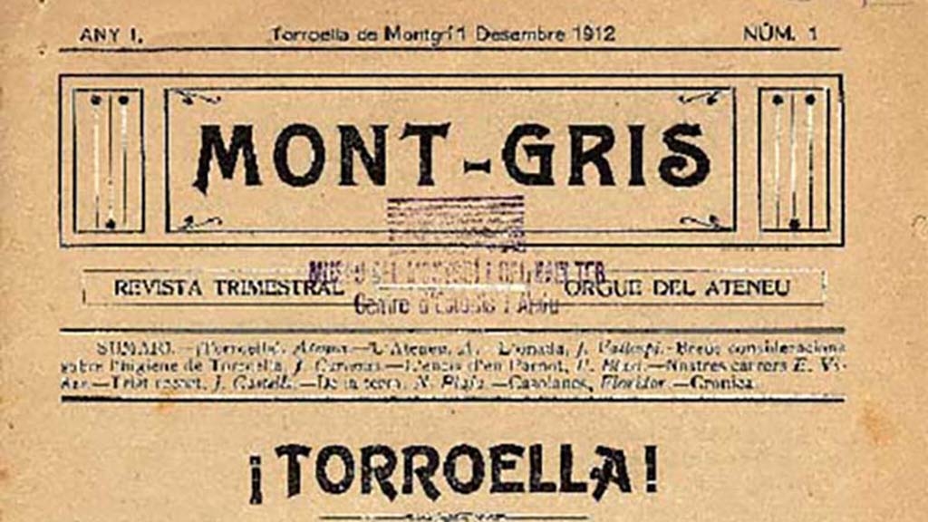 Memòria de l’Ateneu Montgrí I