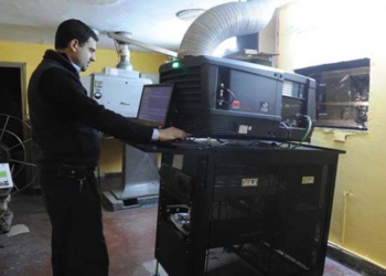 Projecció digital al Cinema Montgrí