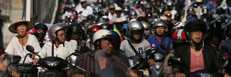 La Xina i el soroll de les motos