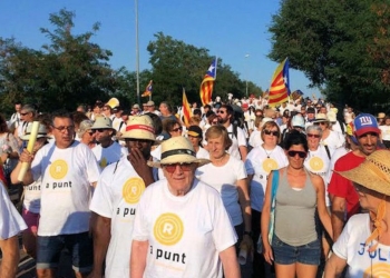 La diada de Catalunya a Salt