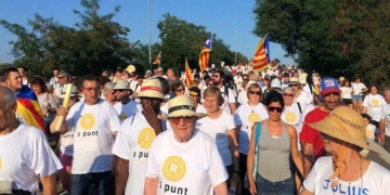 La diada de Catalunya a Salt