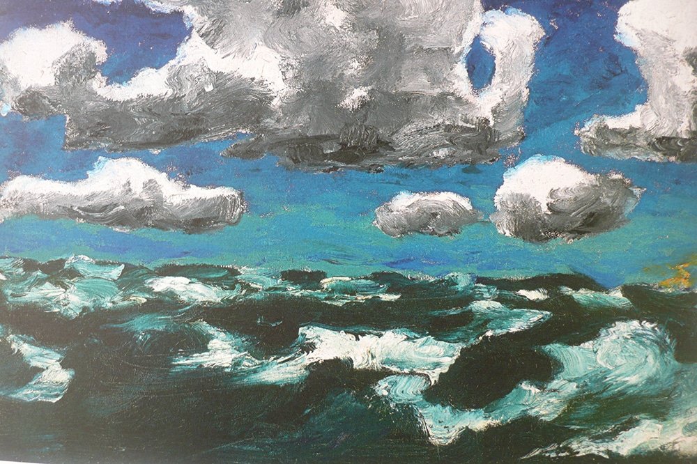 Emil Nolde, "Núvols d'estiu", 1913