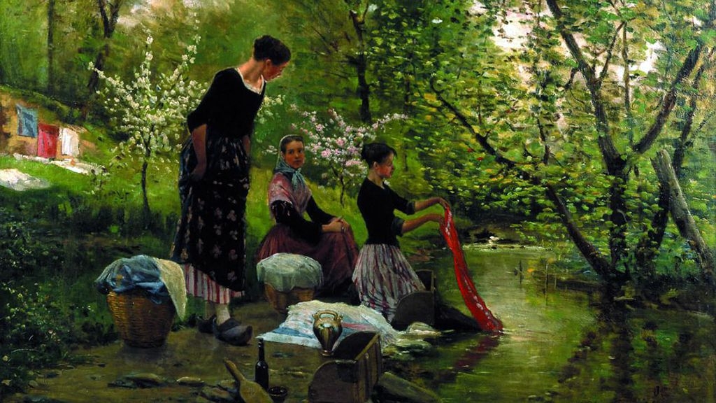 Les bugaderes de Joaquim Vayreda