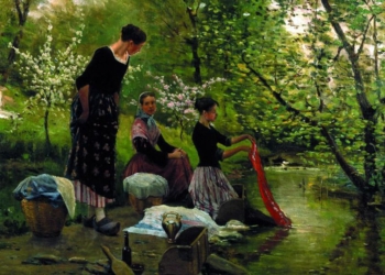 Les bugaderes de Joaquim Vayreda