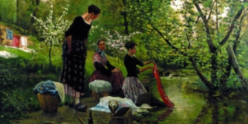 Les bugaderes de Joaquim Vayreda