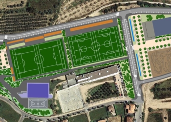 La futura zona esportiva municipal