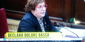 La Dolors a judici: digna, ferma, serena