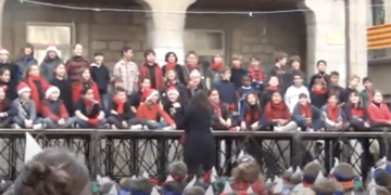 Cançons de Nadal a la plaça