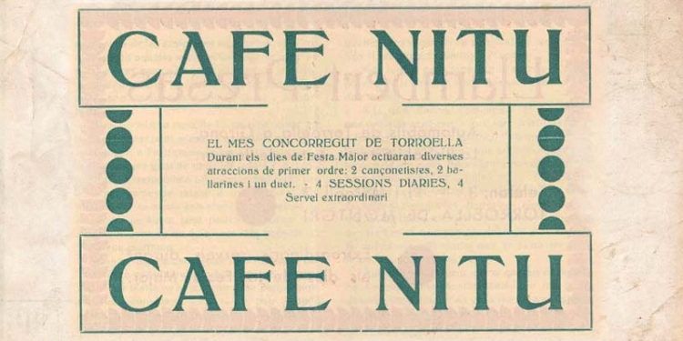 Joan Vicens Nitu, i el Cafè Nitu (I)