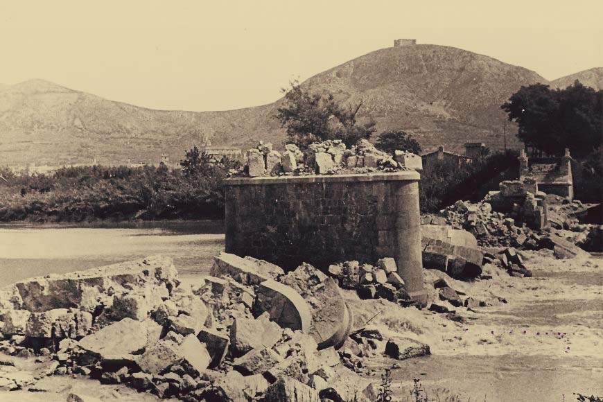 Voladura del pont (febrer de 1939)