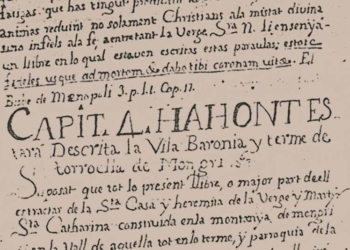 El parlar de Torroella al segle XVII.