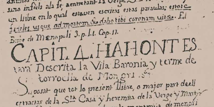 El parlar de Torroella al segle XVII.