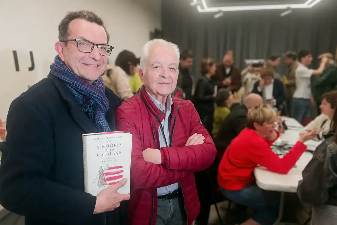 L’historiador Borja de Riquer, entrevistat en el 12è Berenar Literari de la llibreria El Cucut