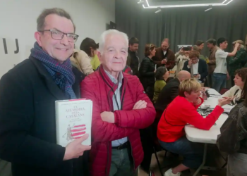 L’historiador Borja de Riquer, entrevistat en el 12è Berenar Literari de la llibreria El Cucut