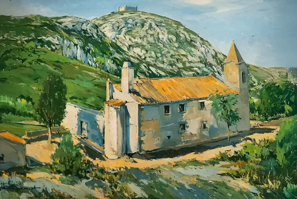 El Montgrí pintat per Joan Pericot