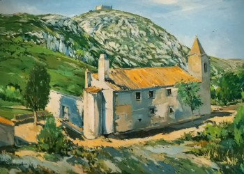 El Montgrí pintat per Joan Pericot